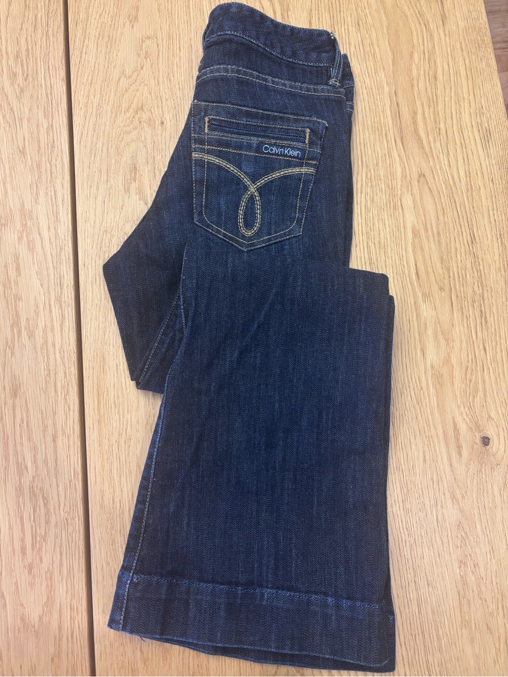 Calvin Klein Women's Dark Indigo Boot Cut Jeans